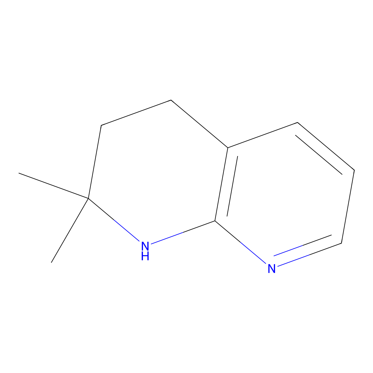 7,7-Dimethyl-1,5,6,7-tetrahydro-1,8-naphthyridine molecular structure, CAS 2632991-38-7