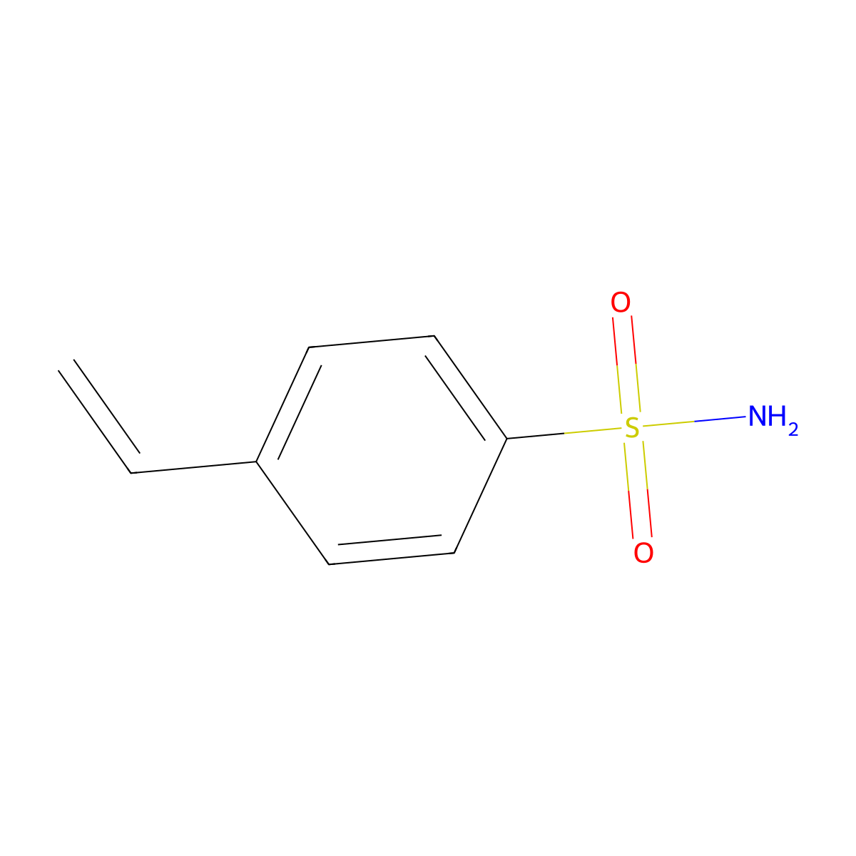 4-(Sulfonamido)styrene molecular structure, CAS 2633-64-9