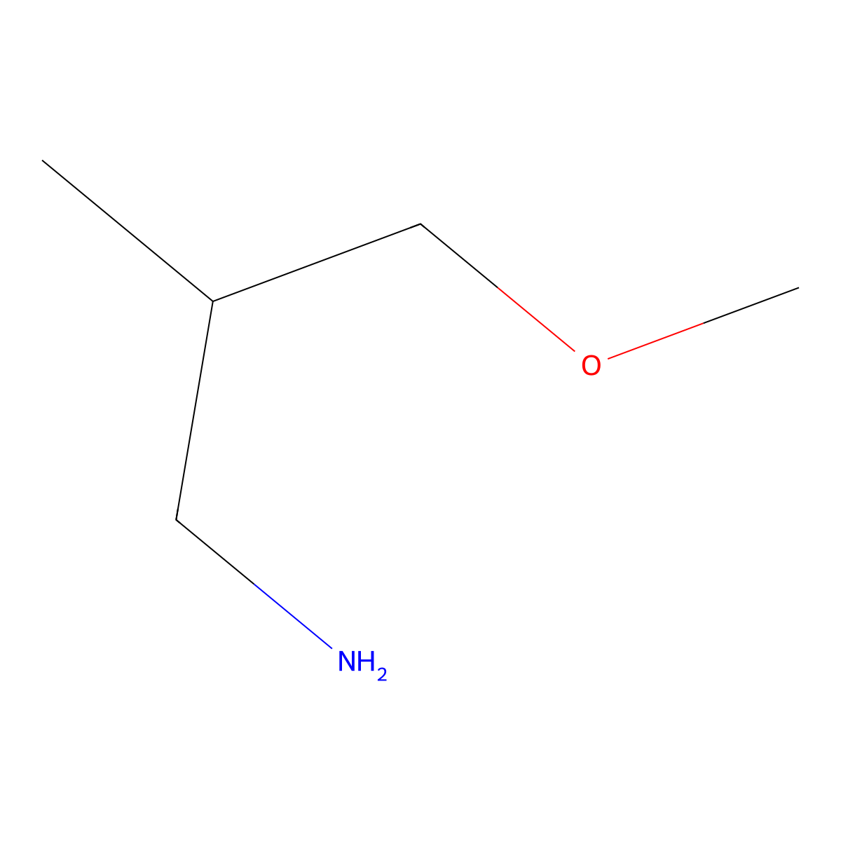 3-Methoxy-2-methylpropan-1-amine molecular structure, CAS 26331-99-7
