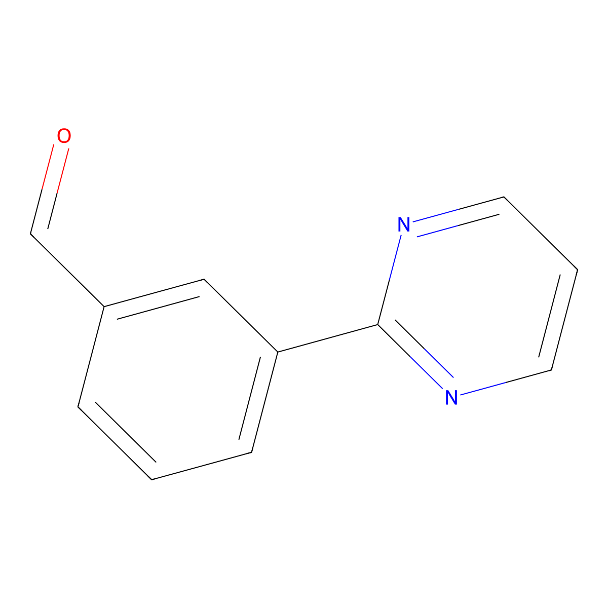 3-(Pyrimidin-2-yl)benzaldehyde molecular structure, CAS 263349-22-0