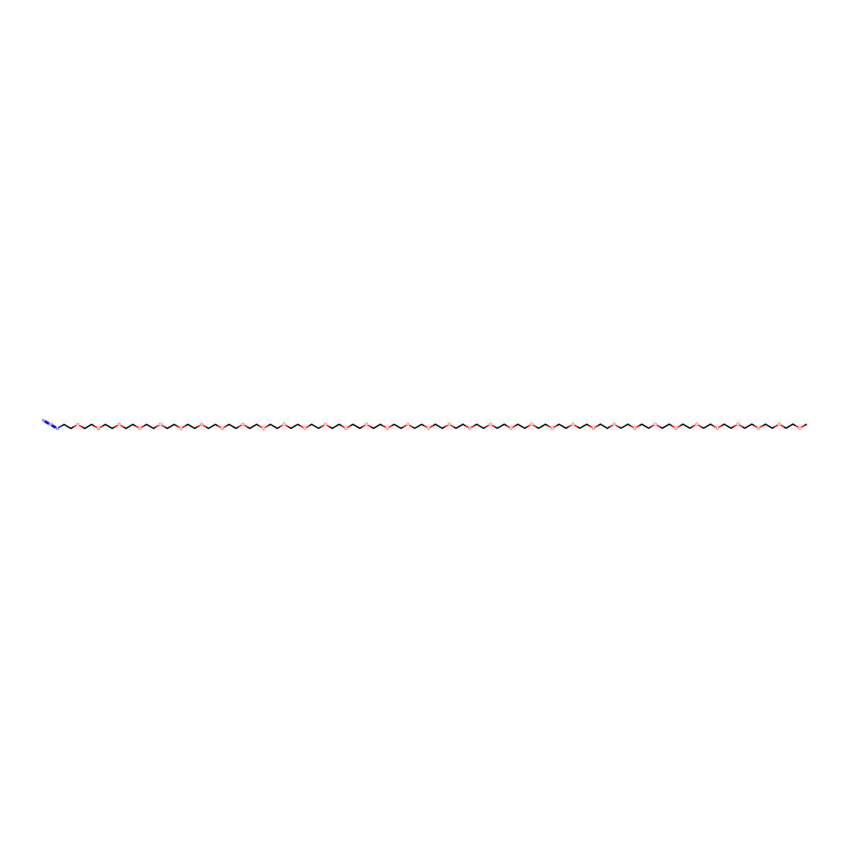 m-PEG36-azide molecular structure, CAS 2633587-41-2