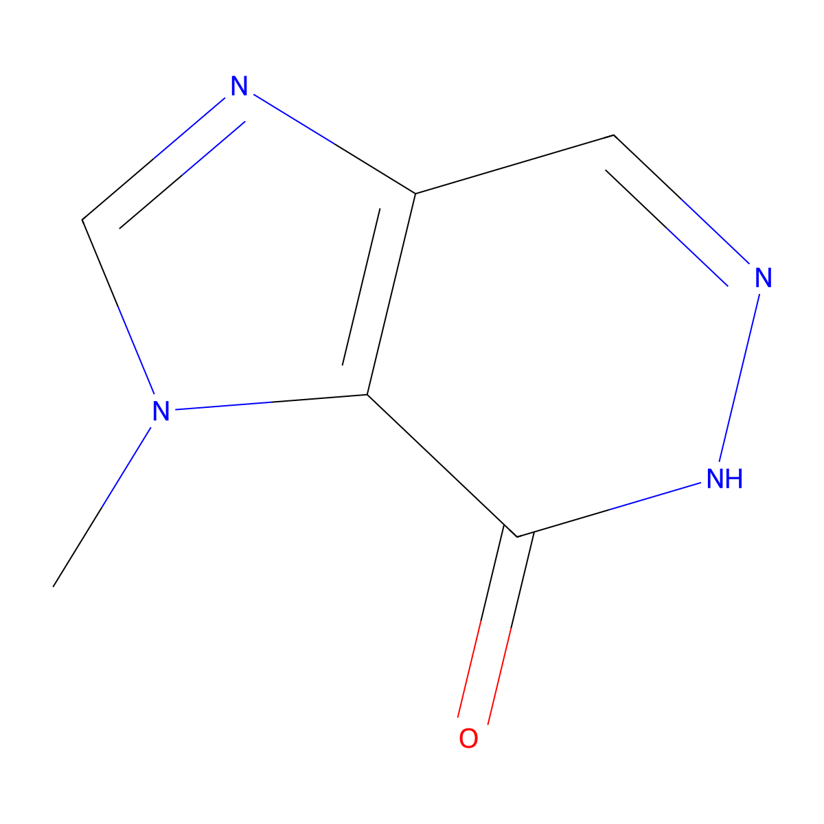 3-Methyl-3,5-dihydro-4H-imidazo[4,5-d]pyridazin-4-one molecular structure, CAS 2633637-92-8