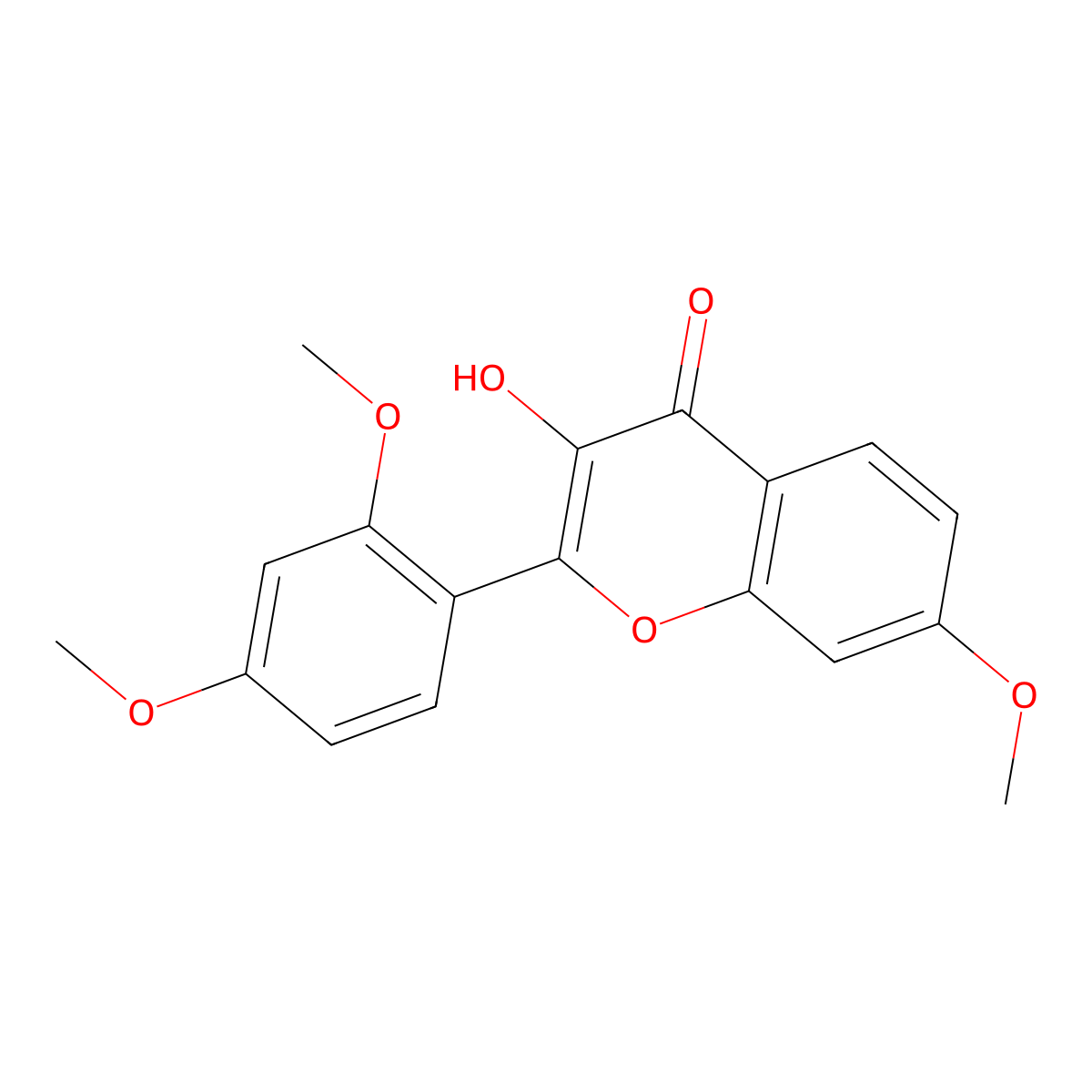 3-Hydroxy-2',4',7-trimethoxyflavone molecular structure, CAS 263365-51-1