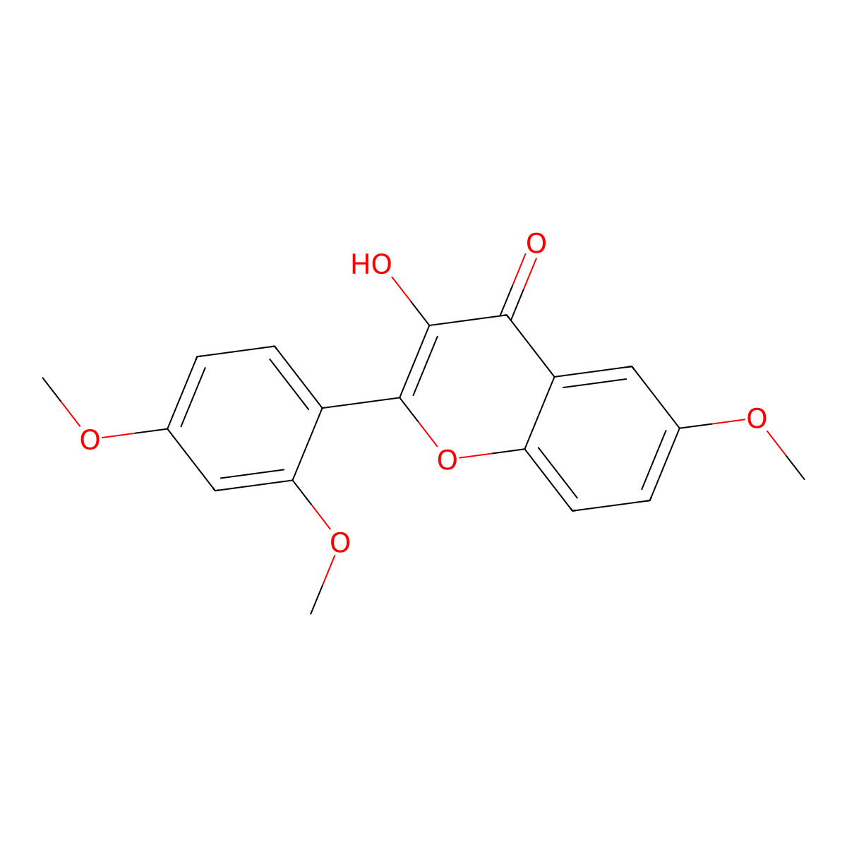 3-Hydroxy-6,2',4'-trimethoxyflavone molecular structure, CAS 263365-53-3