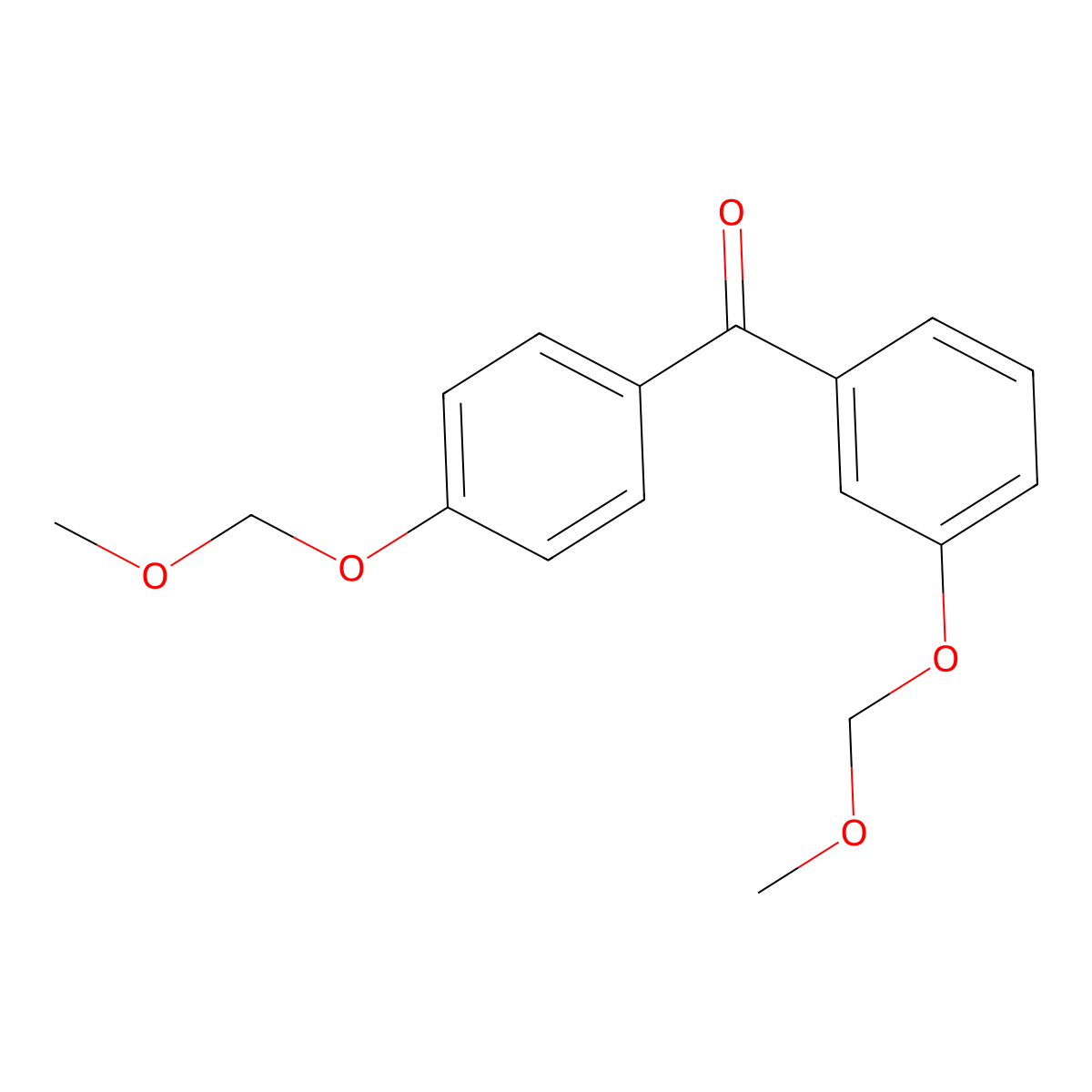 [3-(Methoxymethoxy)phenyl][4-(methoxymethoxy)phenyl]methanone molecular structure, CAS 263395-66-0