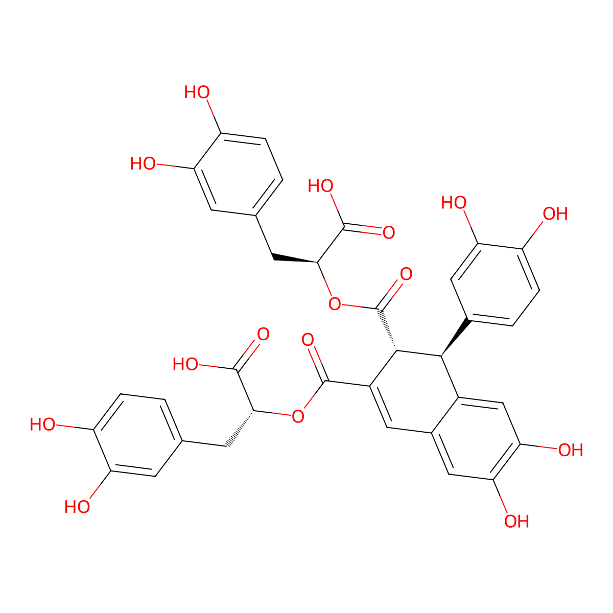 Rabdosiin molecular structure, CAS 263397-69-9