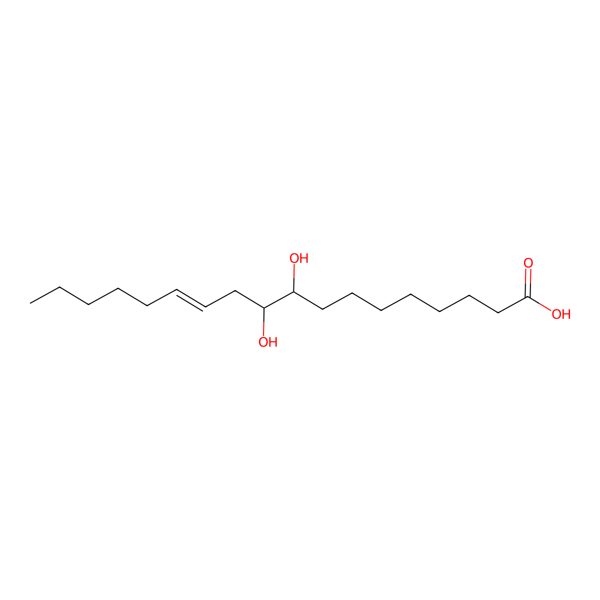 9,10-DiHOME molecular structure, CAS 263399-34-4