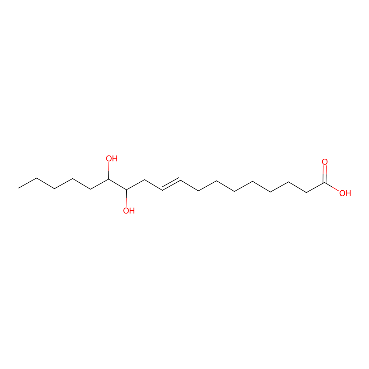 12,13-DiHOME molecular structure, CAS 263399-35-5