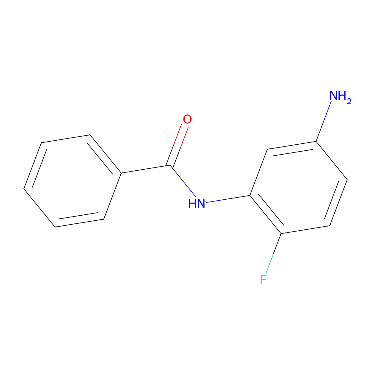 N-(5-Amino-2-fluorophenyl)benzamide molecular structure, CAS 263400-66-4