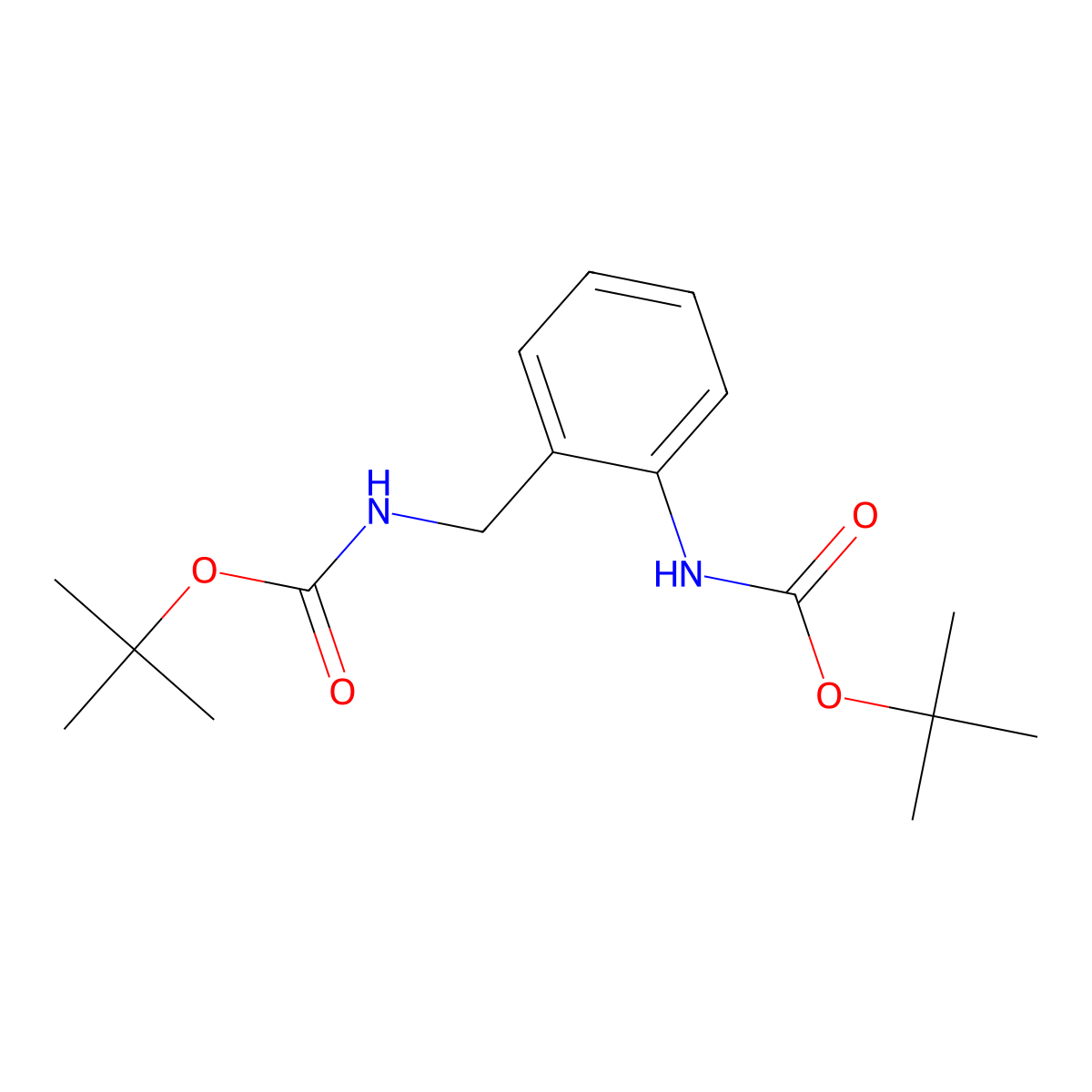 tert-Butyl 2-Boc-aminobenzylcarbamate molecular structure, CAS 263403-72-1
