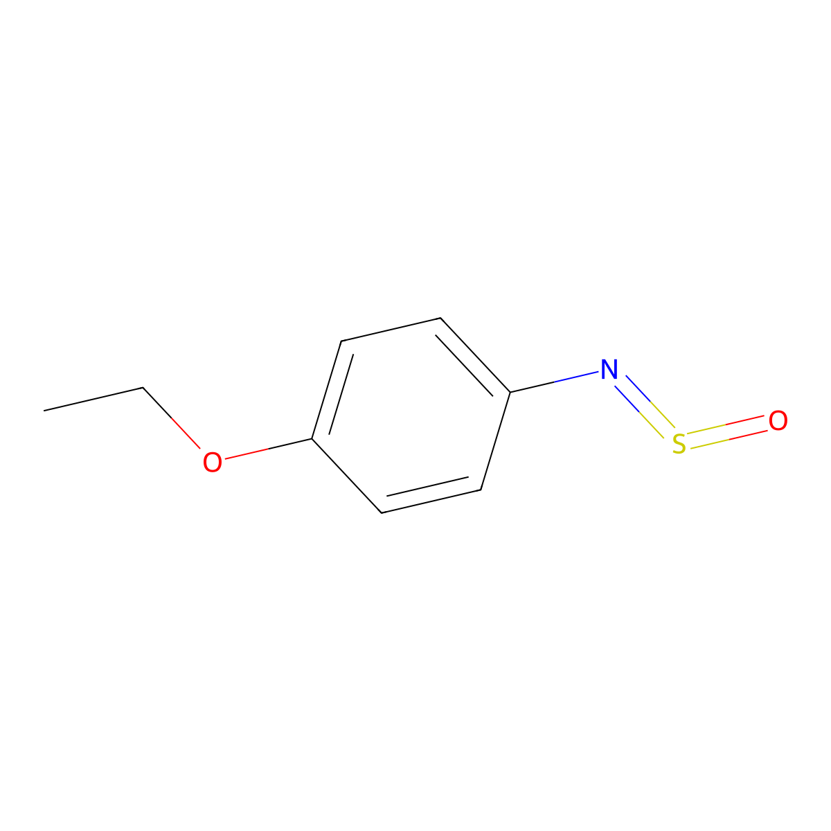 1-Ethoxy-4-(sulfinylamino)benzene molecular structure, CAS 26341-92-4