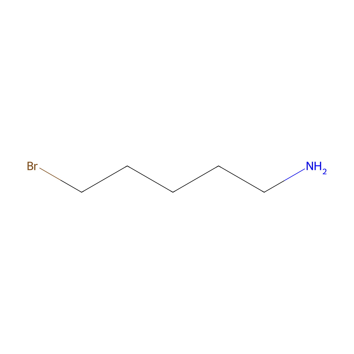 5-Bromopentan-1-amine molecular structure, CAS 26342-08-5