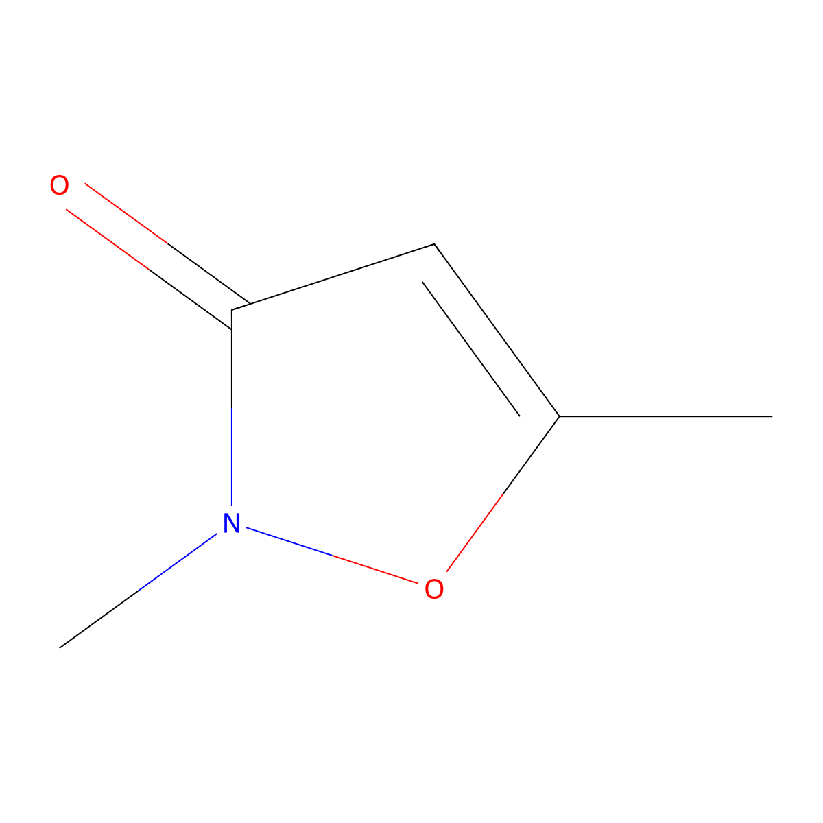 2,5-dimethylisoxazol-3(2H)-one molecular structure, CAS 26347-19-3