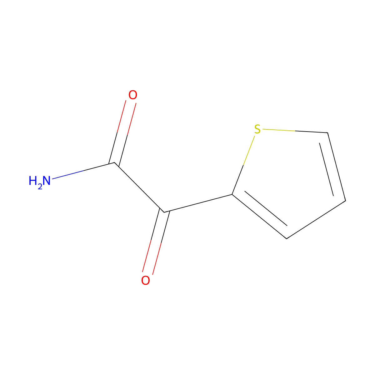 2-Oxo-2-(thiophen-2-yl)acetamide molecular structure, CAS 26359-11-5