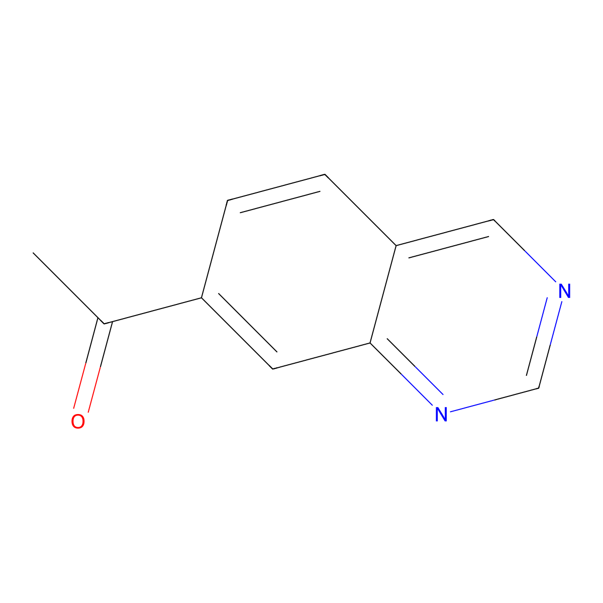 1-(Quinazolin-7-yl)ethanone molecular structure, CAS 2635940-57-5