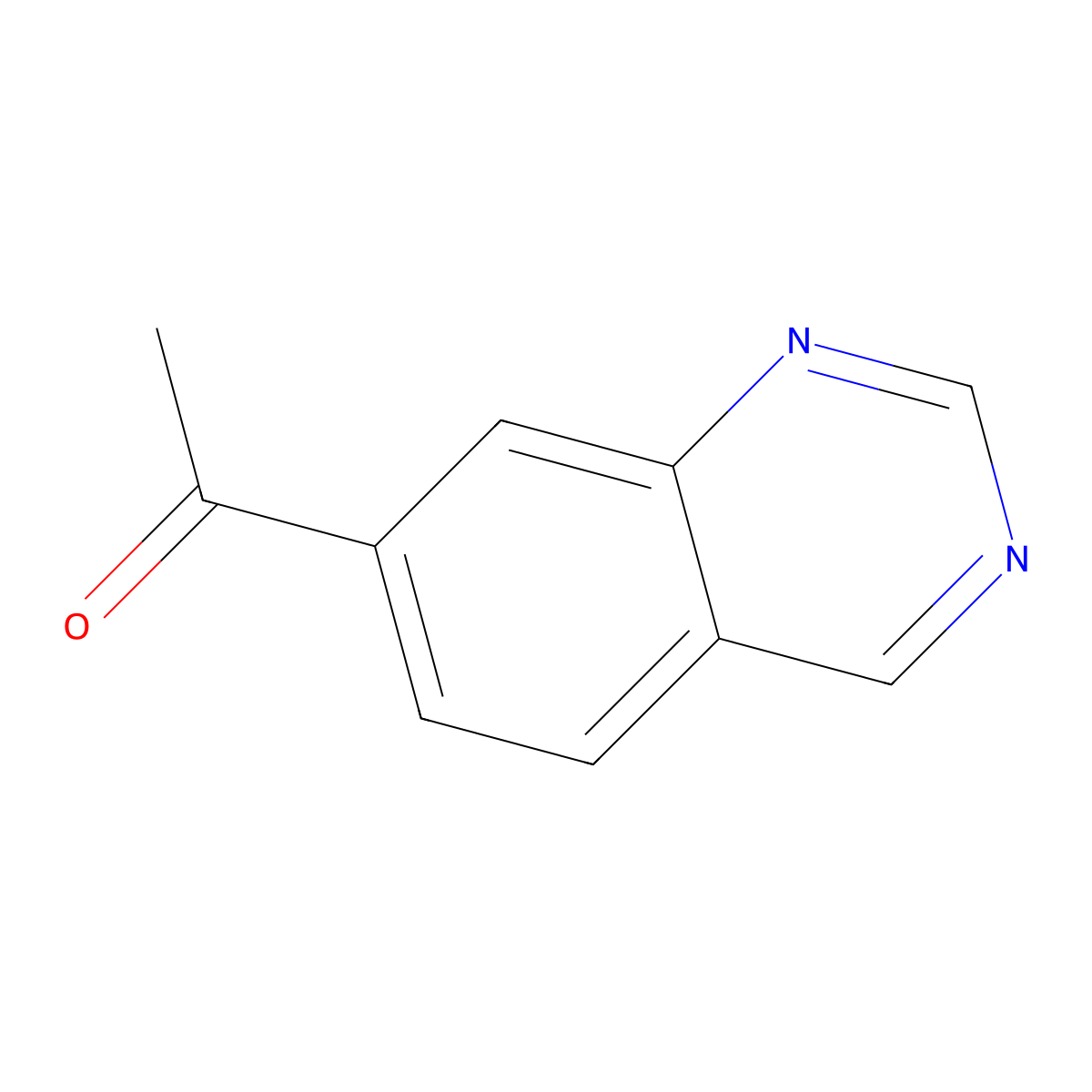 1-(Quinazolin-7-yl)ethanone molecular structure, CAS 2635940-57-5