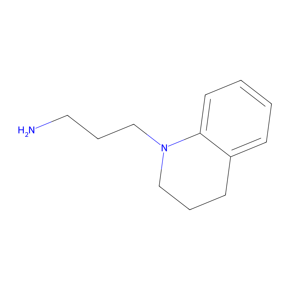 3-(3,4-dihydroquinolin-1(2H)-yl)propan-1-amine molecular structure, CAS 2637-31-2