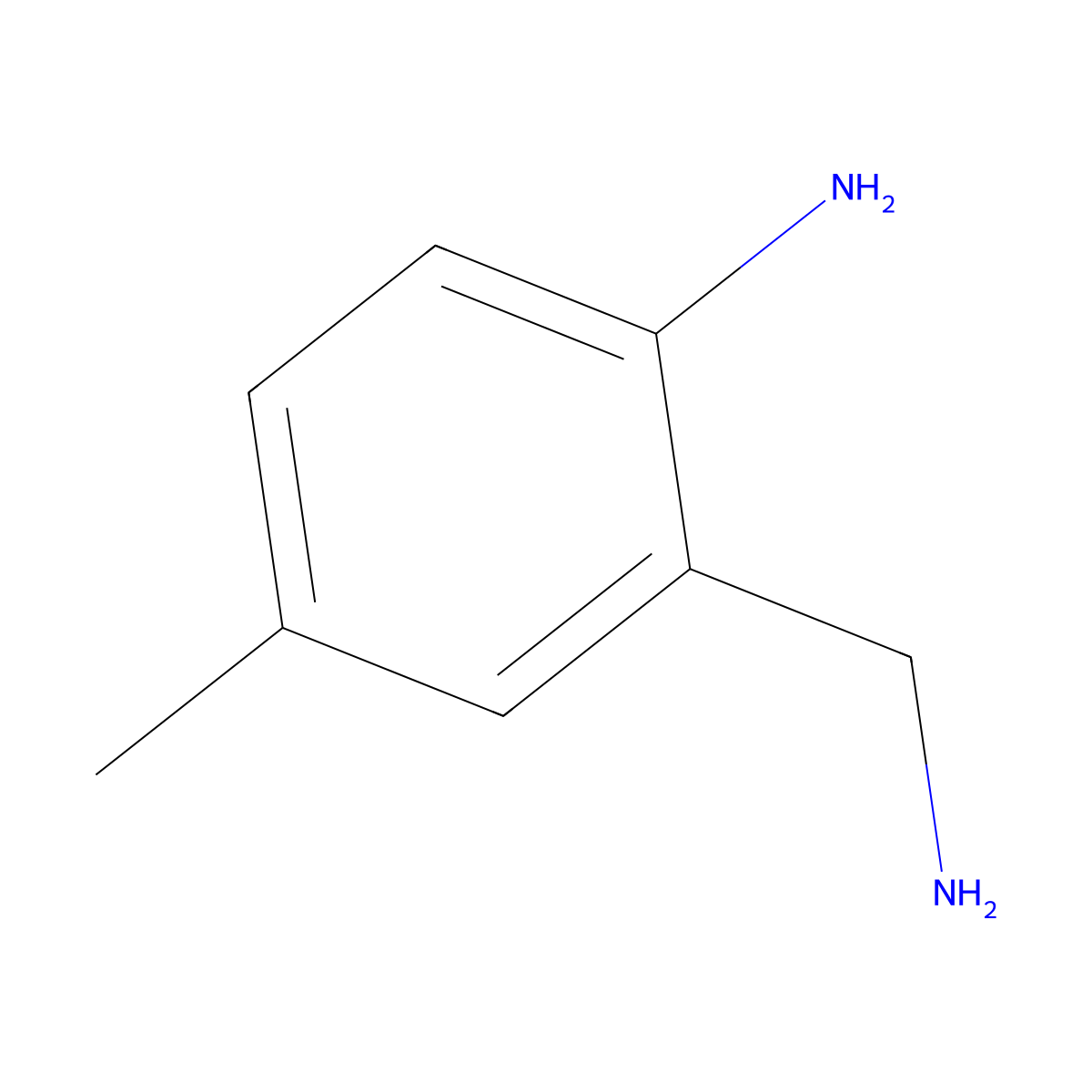 2-Amino-5-methylbenzenemethanamine molecular structure, CAS 263713-35-5