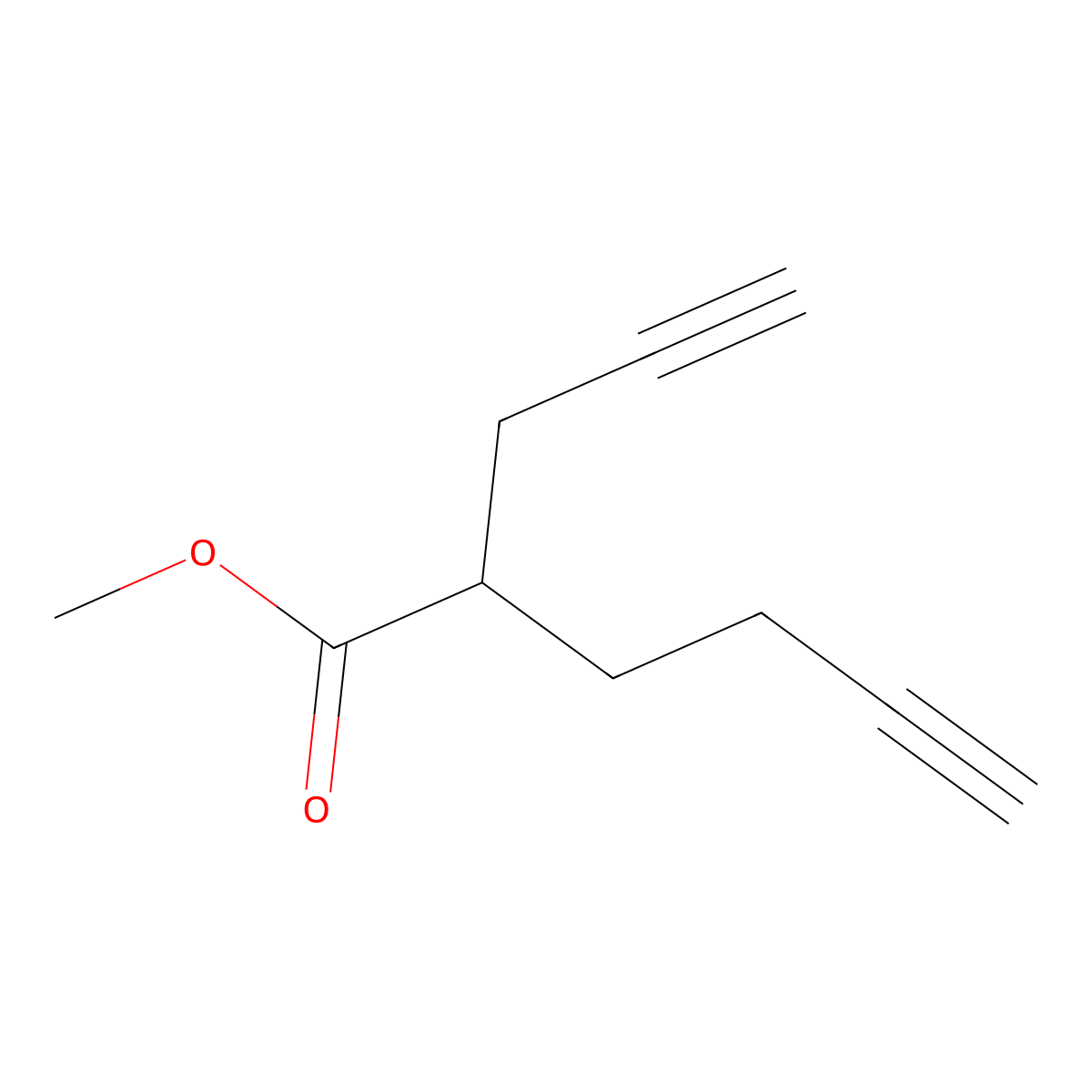 Methyl2-(prop-2-YN-1-YL)hex-5-ynoate molecular structure, CAS 263720-87-2