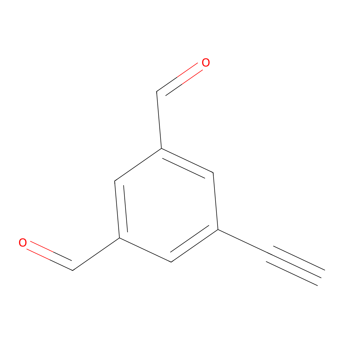 1,3-Diformyl-5-ethynylbenzene molecular structure, CAS 263746-70-9