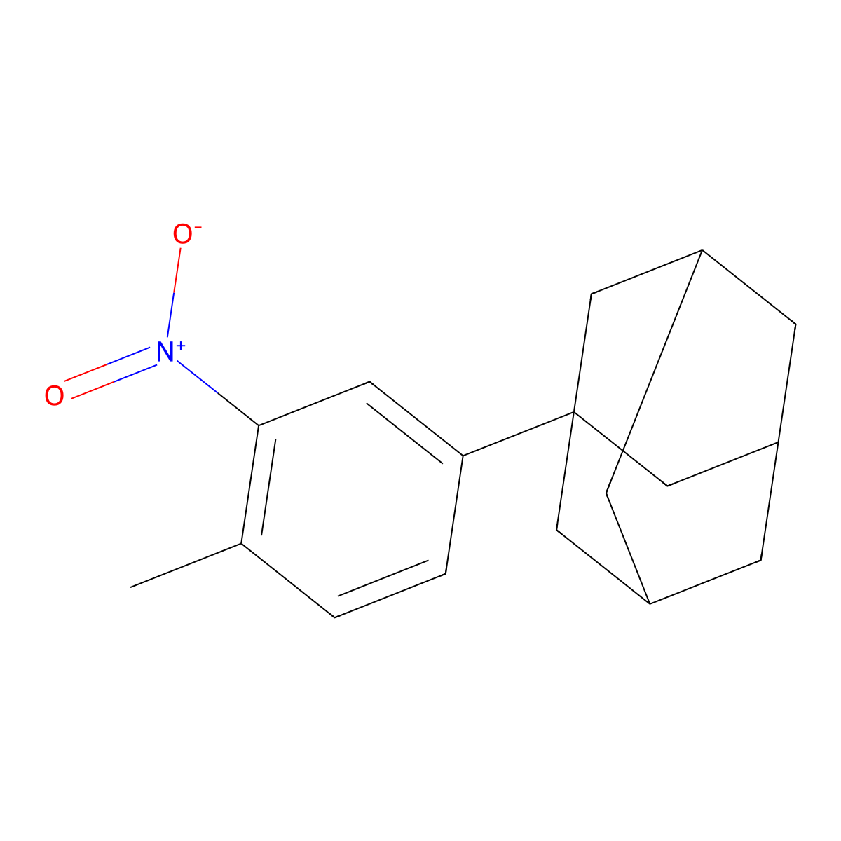 1-(4-Methyl-3-nitrophenyl)adamantane molecular structure, CAS 26378-29-0