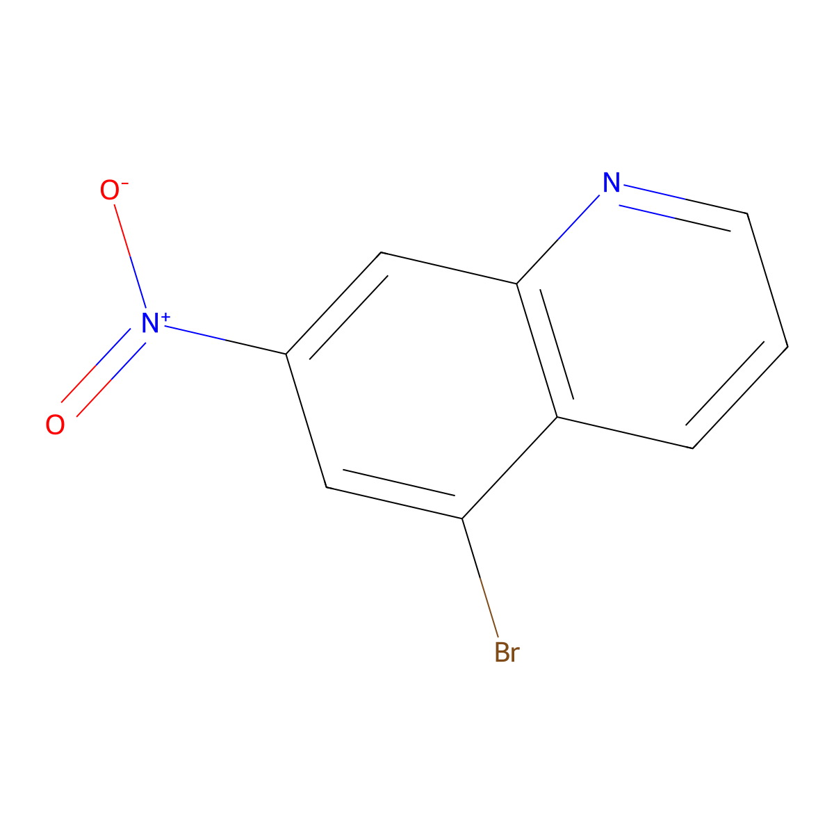 5-Bromo-7-nitroquinoline molecular structure, CAS 2638501-76-3