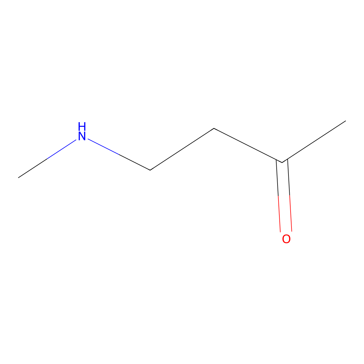 4-(Methylamino)butan-2-one molecular structure, CAS 26387-61-1