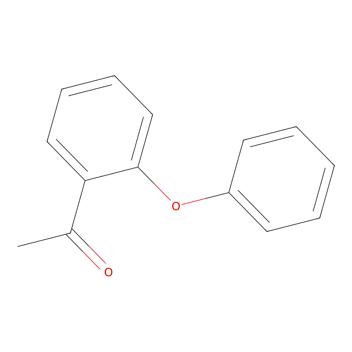 1-(2-Phenoxyphenyl)ethanone molecular structure, CAS 26388-13-6