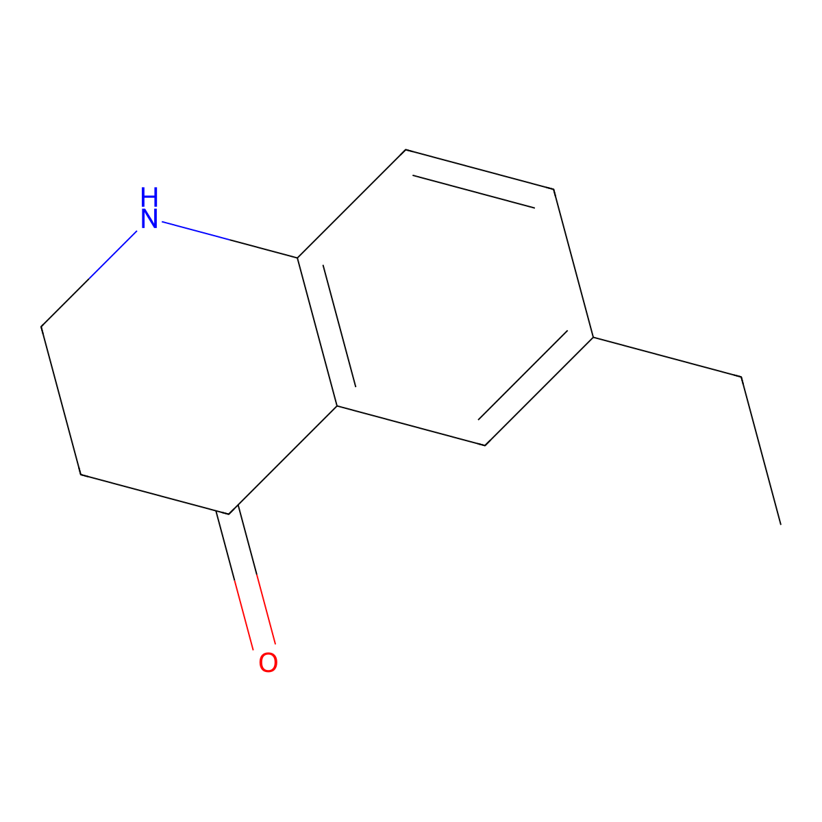 6-Ethyl-2,3-dihydroquinolin-4(1H)-one molecular structure, CAS 263896-27-1