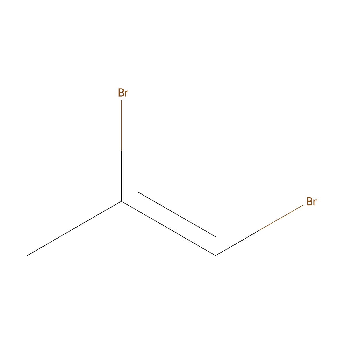1-Propene, 1,2-dibromo- molecular structure, CAS 26391-16-2