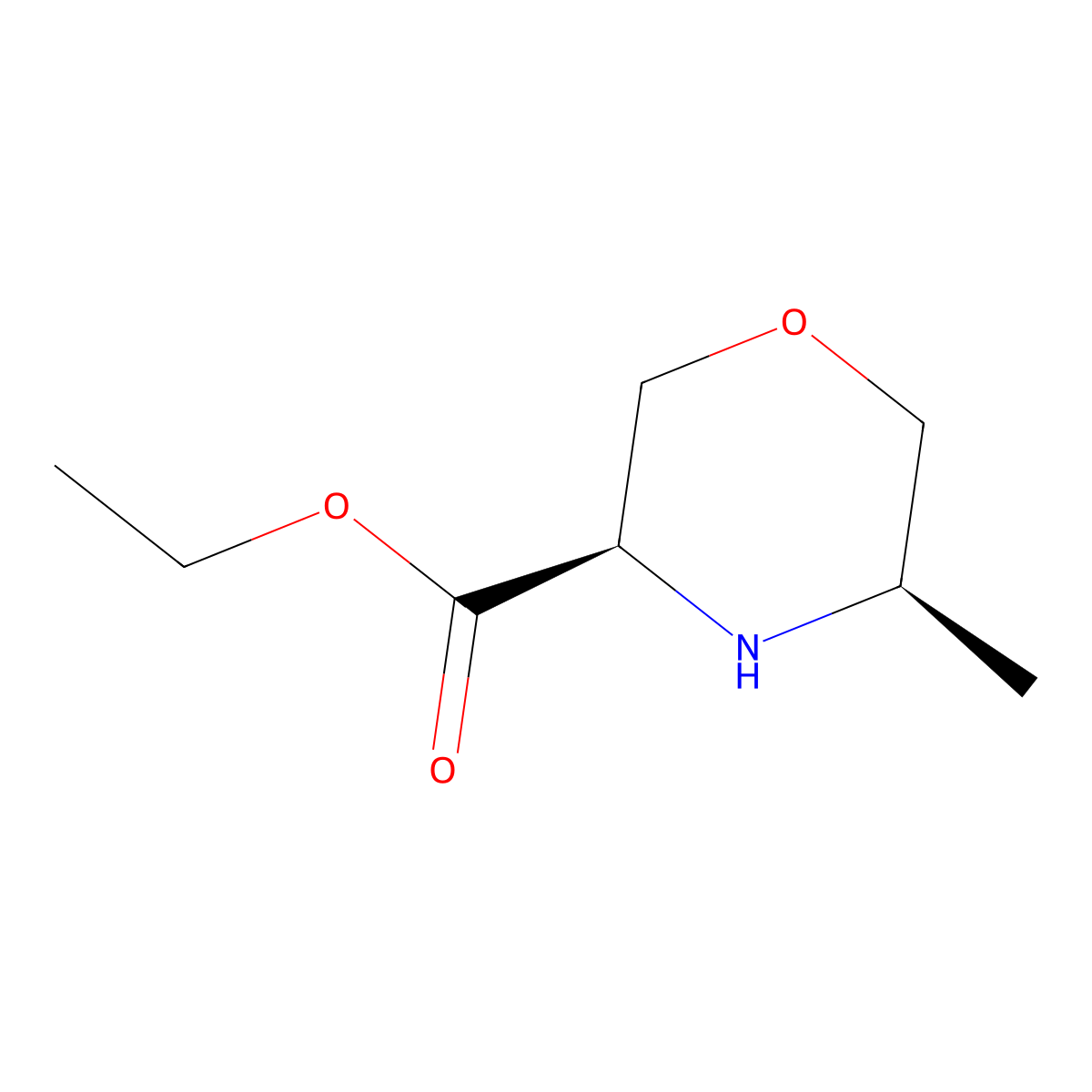 ethyl (3R,5R)-5-methylmorpholine-3-carboxylate molecular structure, CAS 2639371-49-4