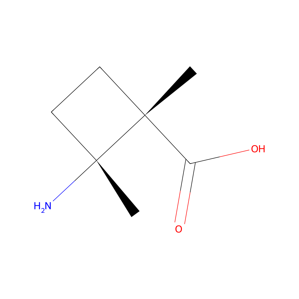 rac-(1R,2S)-2-amino-1,2-dimethylcyclobutane-1-carboxylic acid molecular structure, CAS 2639371-61-0