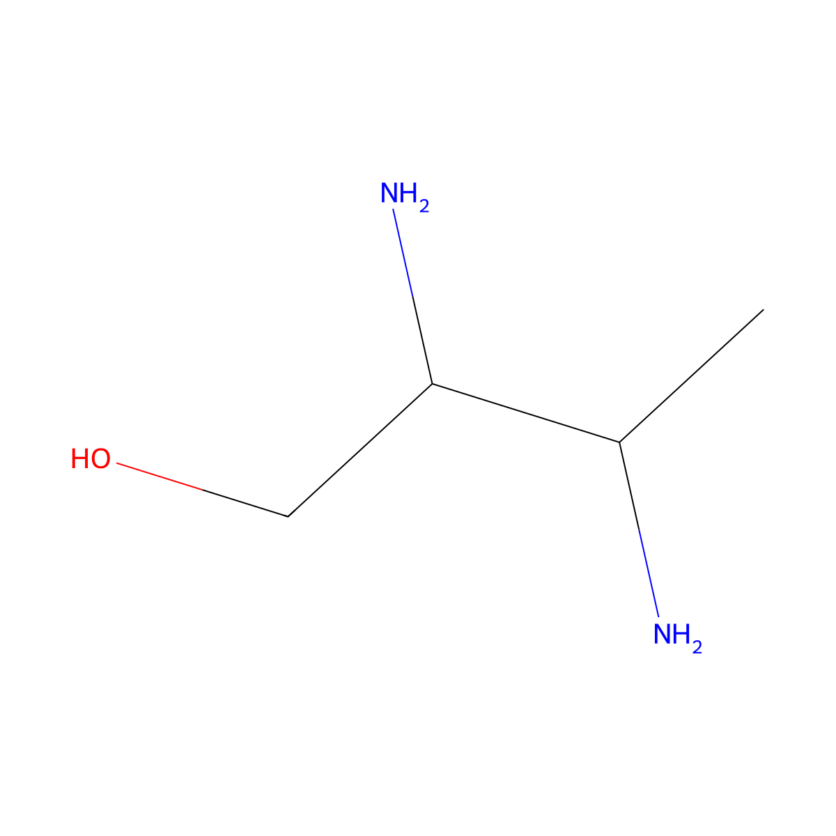 (2S,3R)-2,3-diaminobutan-1-ol molecular structure, CAS 2639371-62-1
