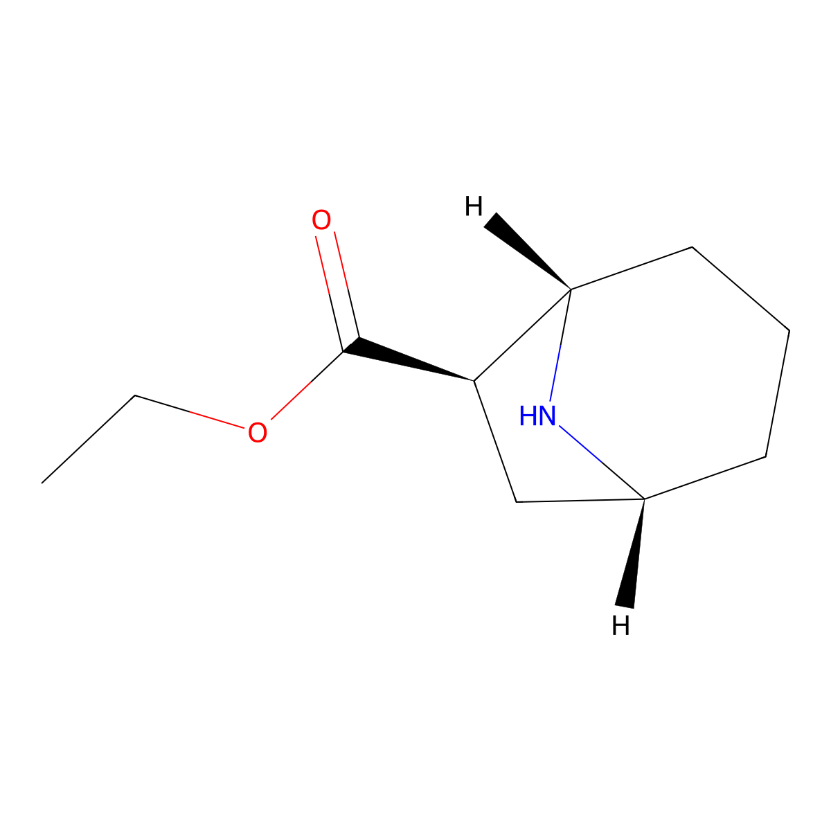 rac-ethyl (1R,5S,6R)-8-azabicyclo[3.2.1]octane-6-carboxylate molecular structure, CAS 2639378-44-0