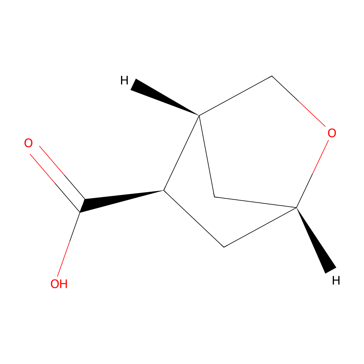 rac-(1R,4S,5S)-2-oxabicyclo[2.2.1]heptane-5-carboxylic acid molecular structure, CAS 2639379-15-8