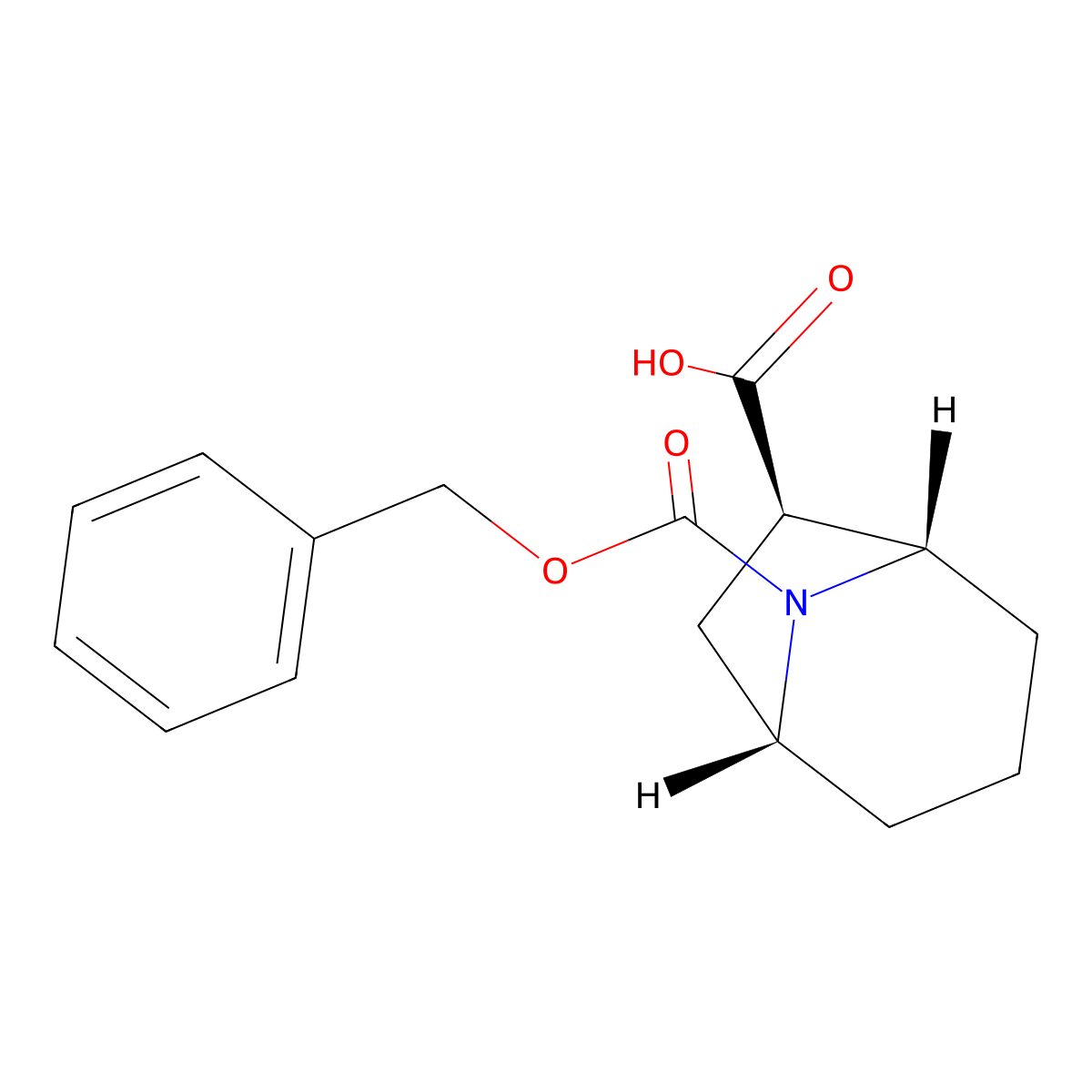 rac-(1R,5S,6R)-8-[(benzyloxy)carbonyl]-8-azabicyclo[3.2.1]octane-6-carboxylic acid molecular structure, CAS 2639379-42-1
