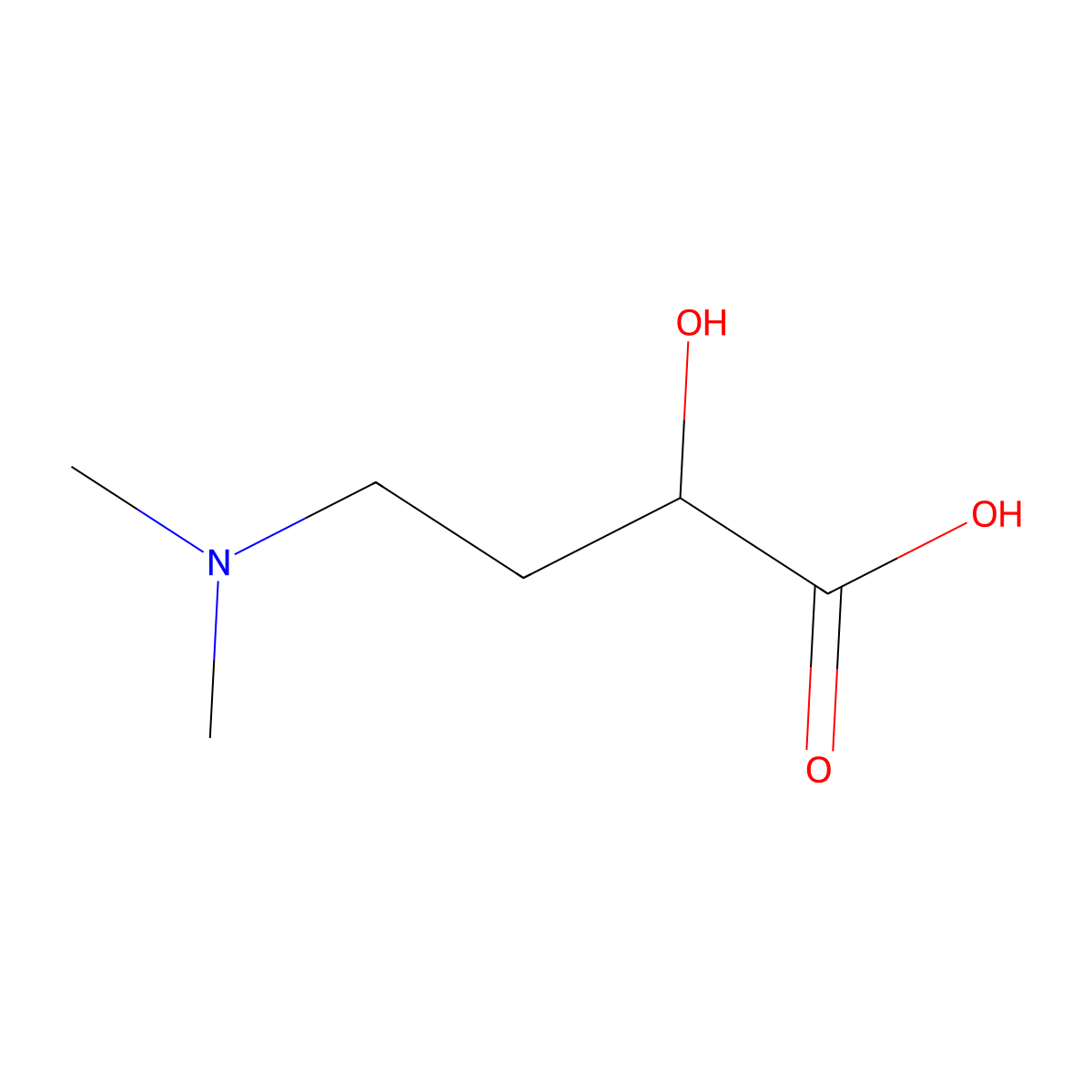 (2S)-4-(dimethylamino)-2-hydroxybutanoicacid molecular structure, CAS 2639389-86-7