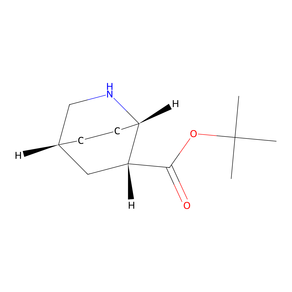 rac-tert-butyl (1R,4S,6S)-2-azabicyclo[2.2.2]octane-6-carboxylate molecular structure, CAS 2639391-83-4