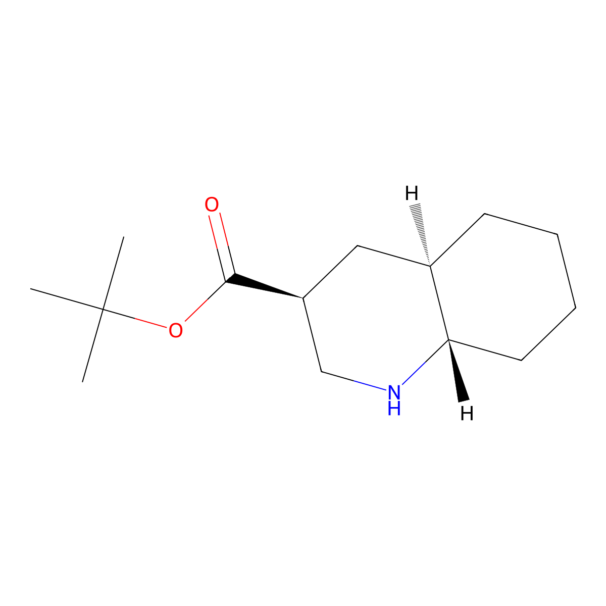 rac-tert-butyl (3R,4aS,8aR)-decahydroquinoline-3-carboxylate molecular structure, CAS 2639392-97-3