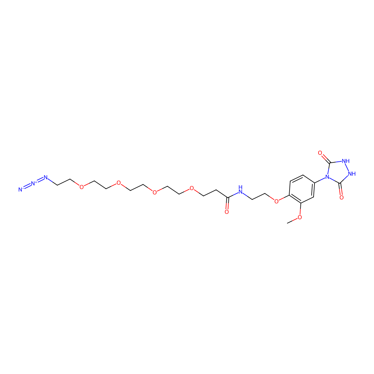 Ptad-peg4-N3 molecular structure, CAS 2639395-40-5