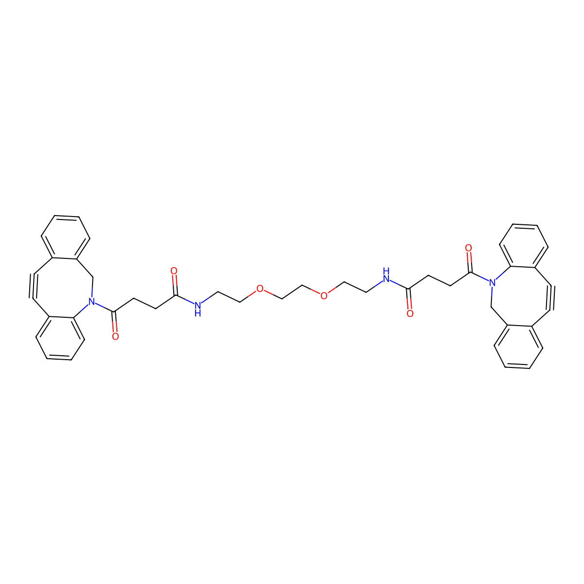 Dbco-peg2-dbco molecular structure, CAS 2639395-48-3