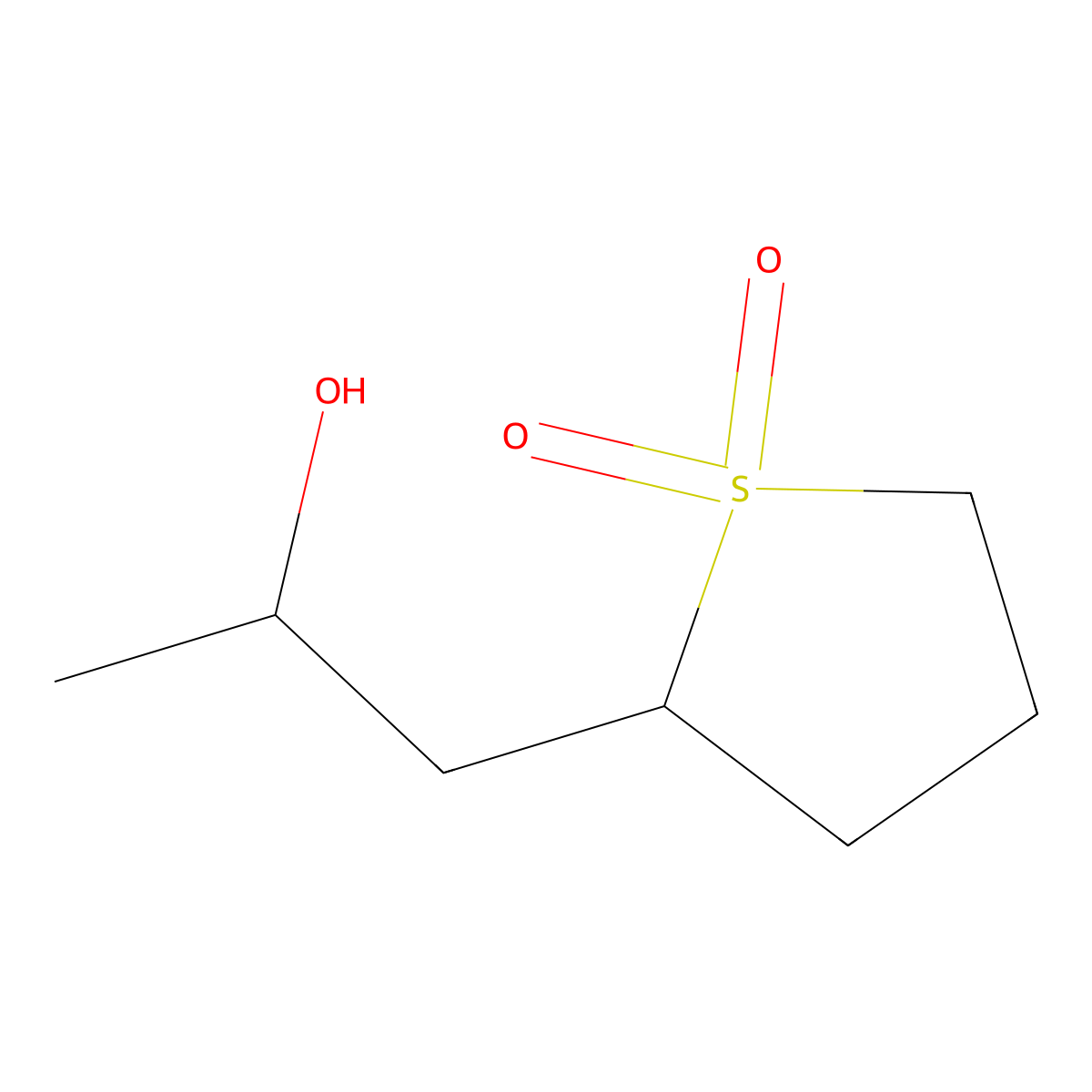 2-[(2R)-2-hydroxypropyl]-1lambda6-thiolane-1,1-dione molecular structure, CAS 2639399-52-1