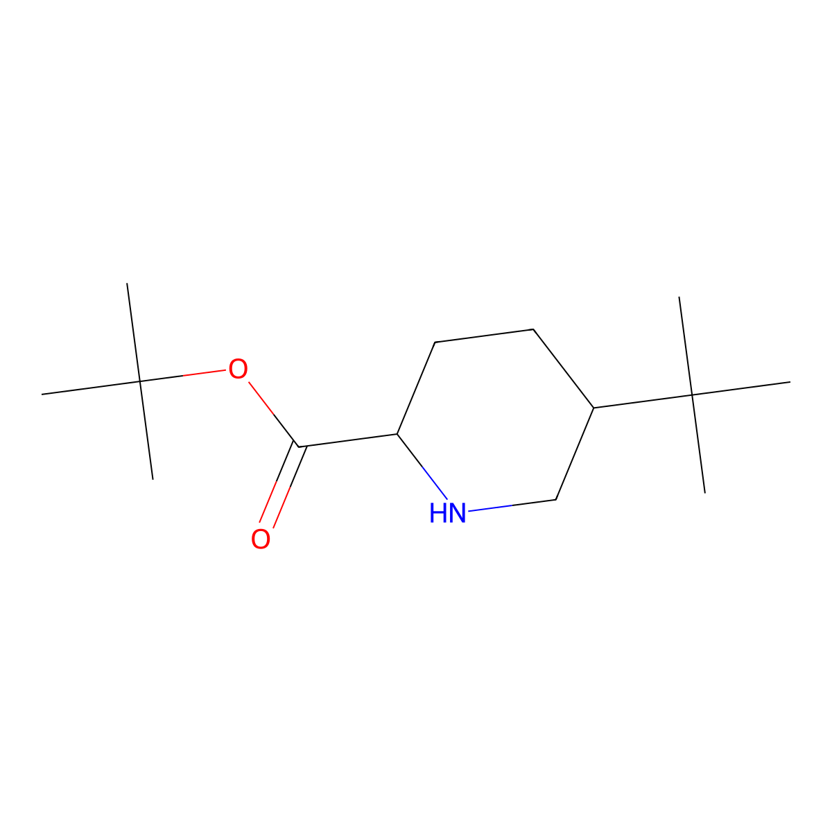 Tert-butyl 5-tert-butylpiperidine-2-carboxylate molecular structure, CAS 2639401-14-0