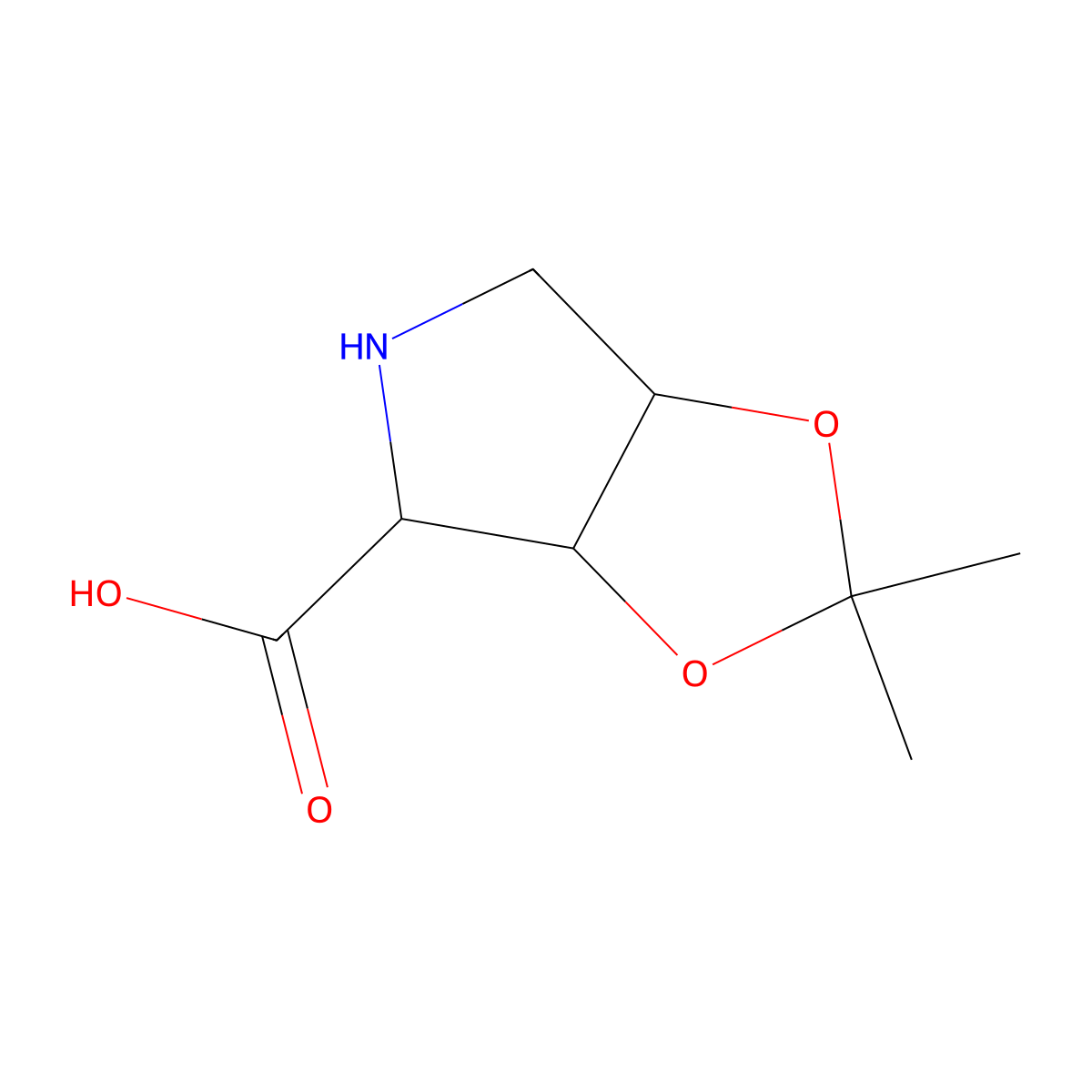 2,2-Dimethyl-hexahydro-[1,3]dioxolo[4,5-c]pyrrole-4-carboxylic acid molecular structure, CAS 2639401-69-5