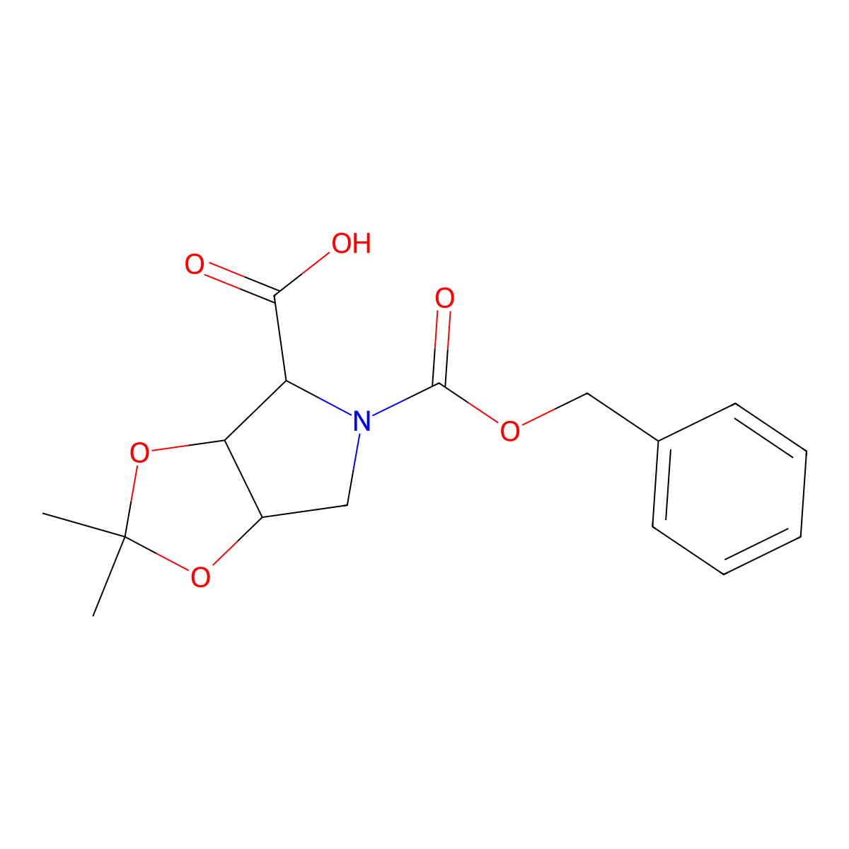5-[(Benzyloxy)carbonyl]-2,2-dimethyl-hexahydro-[1,3]dioxolo[4,5-c]pyrrole-4-carboxylic acid molecular structure, CAS 2639404-61-6