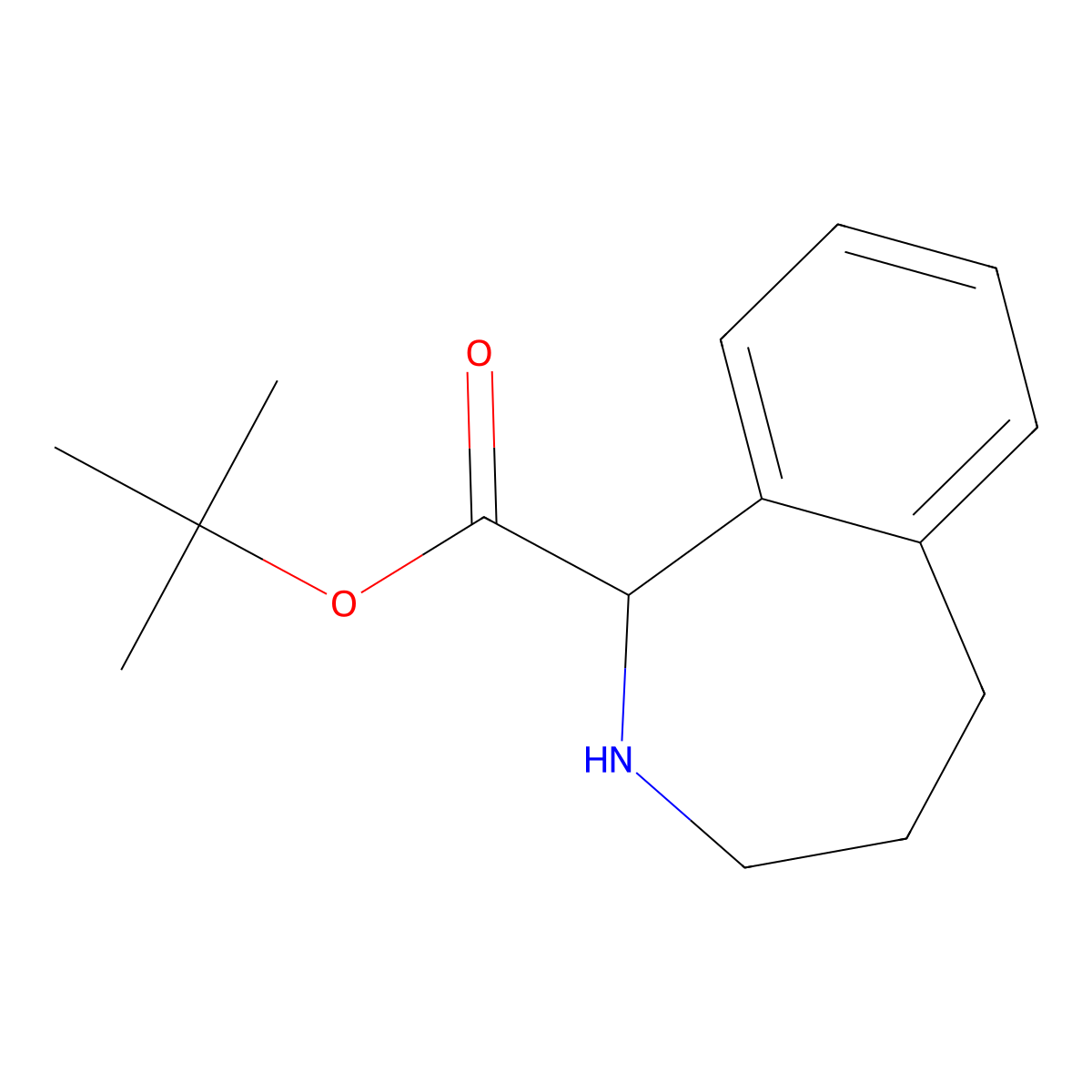tert-butyl 2,3,4,5-tetrahydro-1H-2-benzazepine-1-carboxylate molecular structure, CAS 2639408-90-3