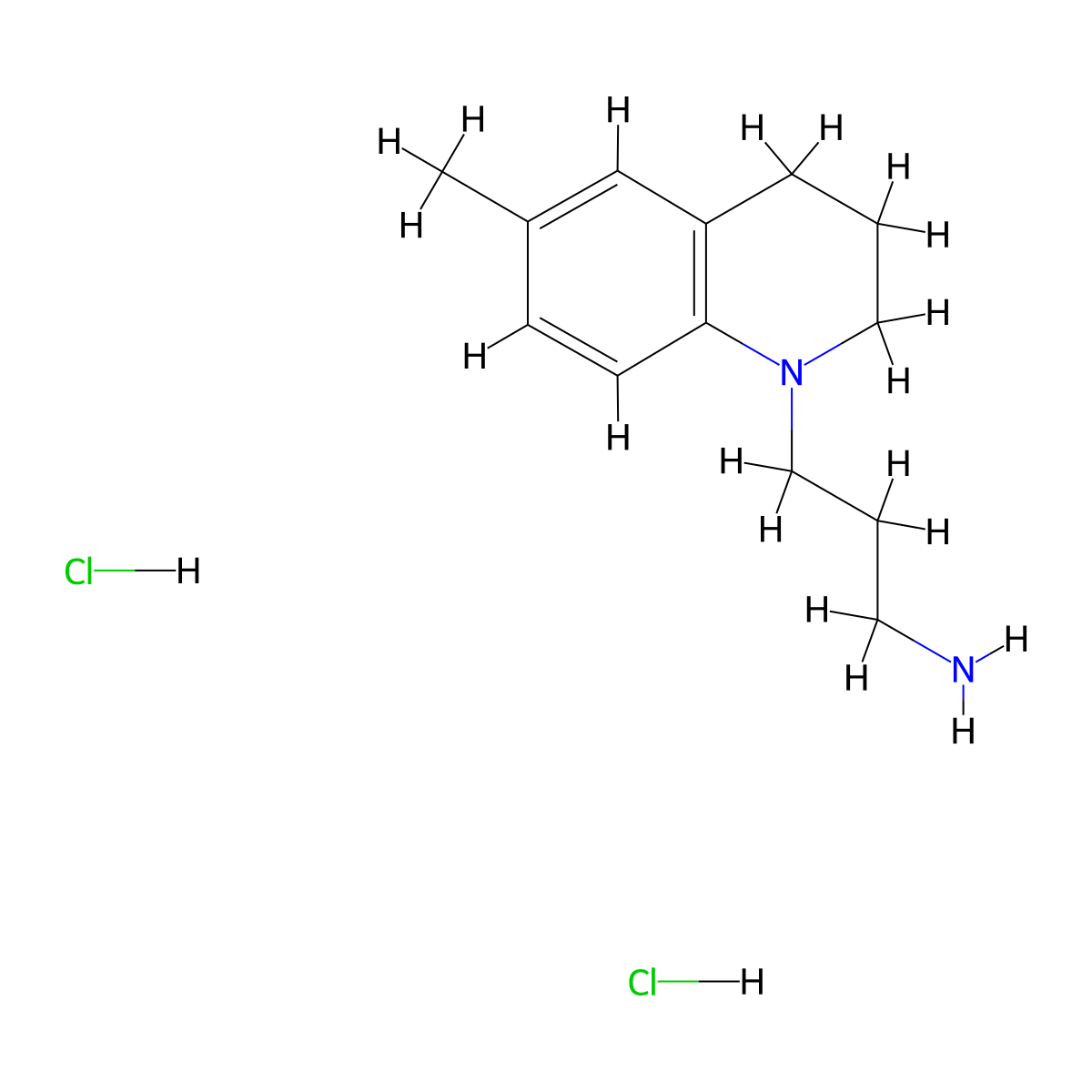 3-(6-Methyl-1,2,3,4-tetrahydroquinolin-1-yl)propan-1-amine dihydrochloride molecular structure, CAS 2639410-59-4