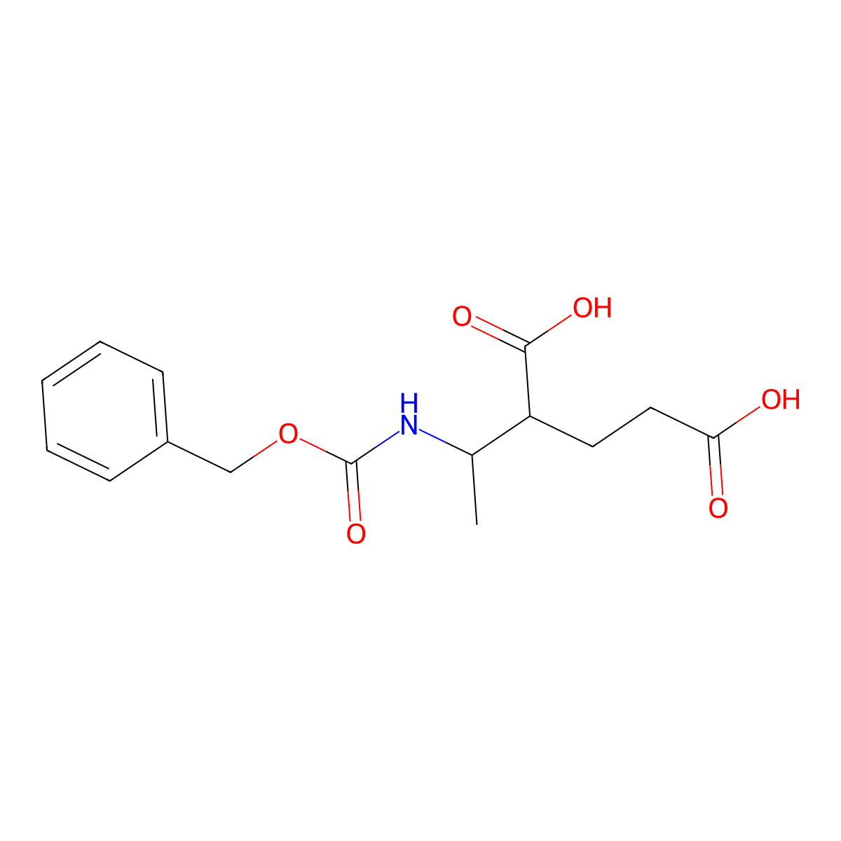 2-(1-{[(Benzyloxy)carbonyl]amino}ethyl)pentanedioic acid molecular structure, CAS 2639411-80-4