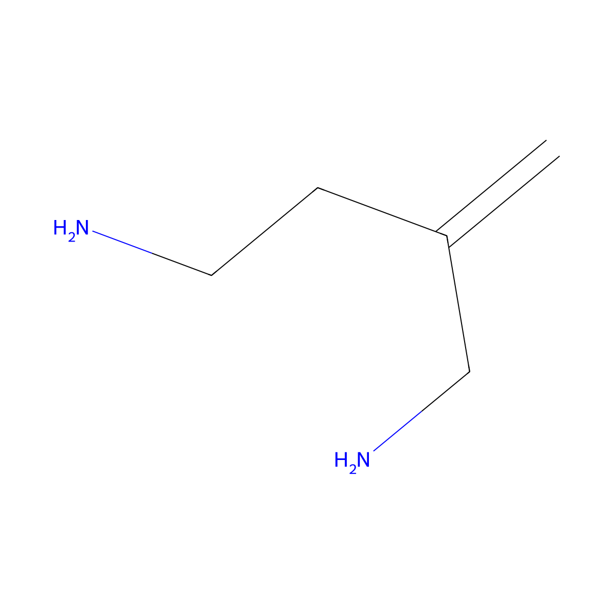 3-(Aminomethyl)but-3-en-1-amine molecular structure, CAS 2639415-13-5