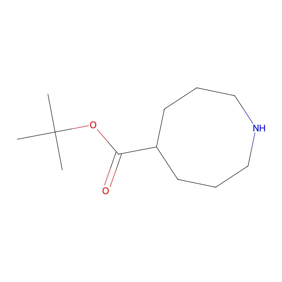 Tert-butyl azocane-5-carboxylate molecular structure, CAS 2639417-95-9